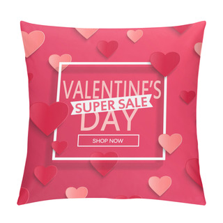 Personality  Valentines Day Super Sale Template Pillow Covers