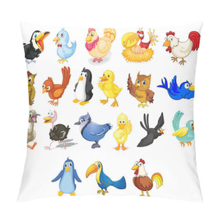 Personality  Birds Pillow Covers