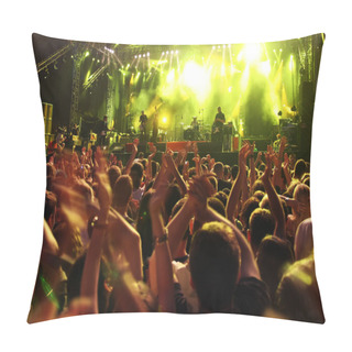 Personality  Crowd On Rock Concert Pillow Covers