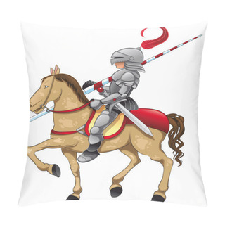 Personality  Knight And Horse. Pillow Covers