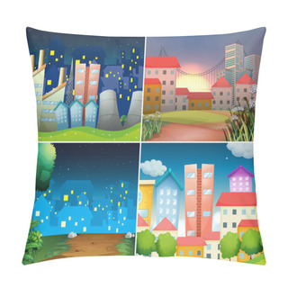 Personality  City View Pillow Covers