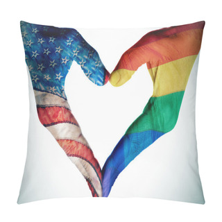 Personality  Legalization Of The Same-sex Marriage In The United States Pillow Covers