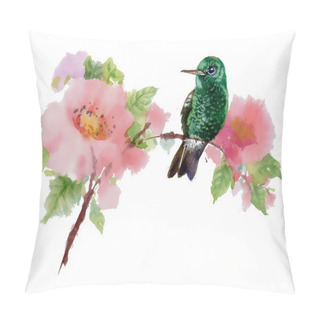 Personality  Bird  And Flowers Pillow Covers