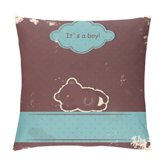 Personality  Cute Baby Boy Shower Pillow Covers