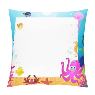 Personality  Sea Life Illustration Pillow Covers