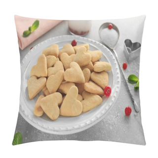 Personality  Heart Shaped Butter Cookies Pillow Covers