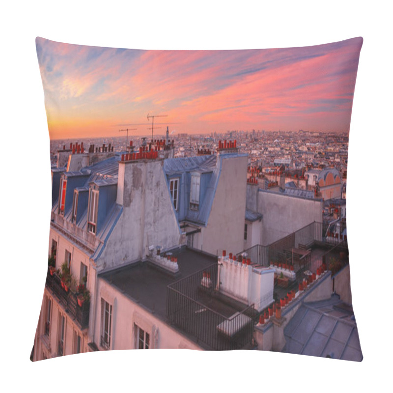 Personality  Sunrise in Paris, France pillow covers