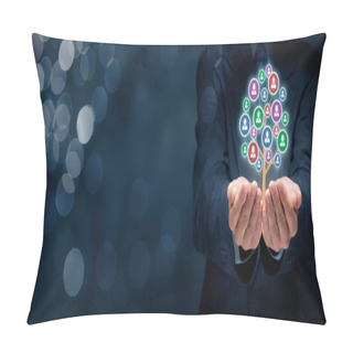 Personality  Customer Or Employees Care Concept Pillow Covers