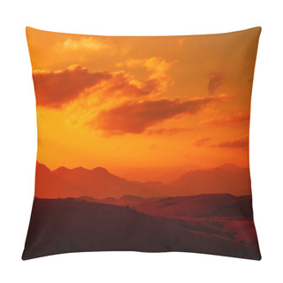 Personality  Sunset Over The Malolotja Nature Reserve, Swaziland Pillow Covers