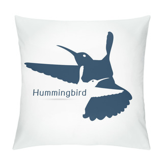 Personality  Hummingbird Icon Vector Pillow Covers