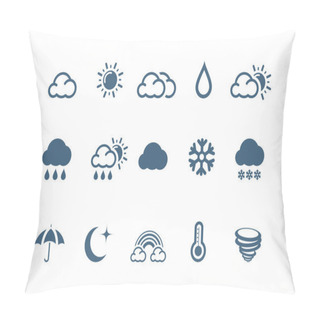 Personality  Weather Icons | Piccolo Series Pillow Covers