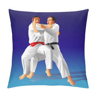 Personality  Judo Fighters Pillow Covers