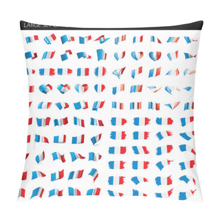 Personality  France Flag, Vector Illustration Pillow Covers