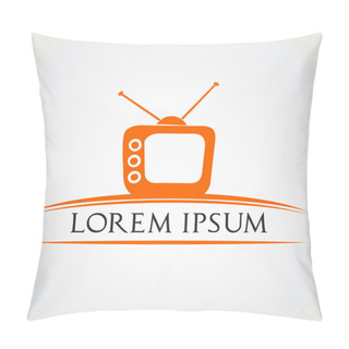 Personality  Tv Symbol Vector Illustration Pillow Covers