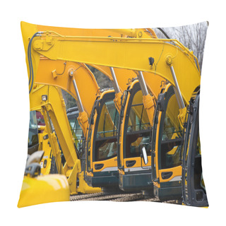 Personality  Excavators Pillow Covers