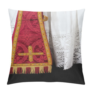 Personality  Priest Maniple And Surplice Pillow Covers