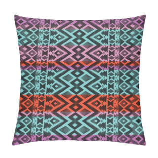 Personality  Aztec Tribal Mexican Seamless Pattern Pillow Covers