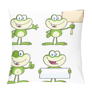 Personality  Frog Animal Set Pillow Covers