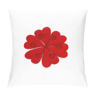 Personality  Red Flower From Hearts Pillow Covers
