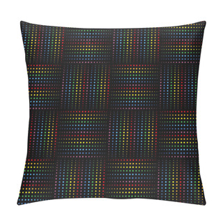 Personality  Dotted  Line  Geometric  Seamless  Pattern Pillow Covers