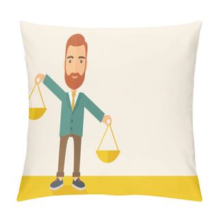 Personality  Balancing Priorities Pillow Covers