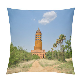 Personality  Ancient Temple In Bagan After Sunset , Myanmar Pillow Covers
