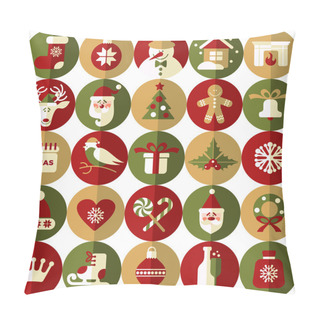 Personality  Christmas Design Icons Set. Pillow Covers