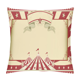 Personality  Invitation Circus Show Pillow Covers