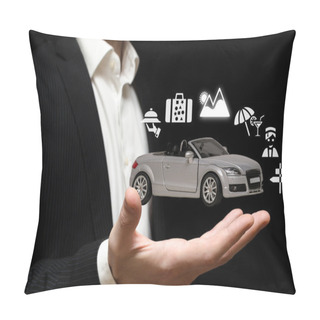 Personality  Holiday Car Pillow Covers