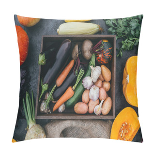 Personality  Ripe Vegetables In Box Pillow Covers