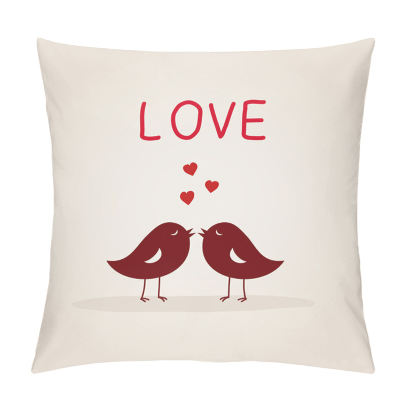 Personality  love birds pillow covers