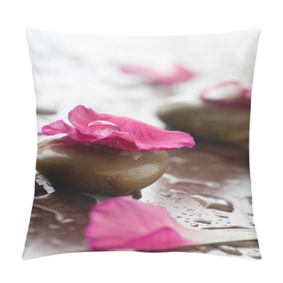 Personality  Stones With Water Drops Pillow Covers
