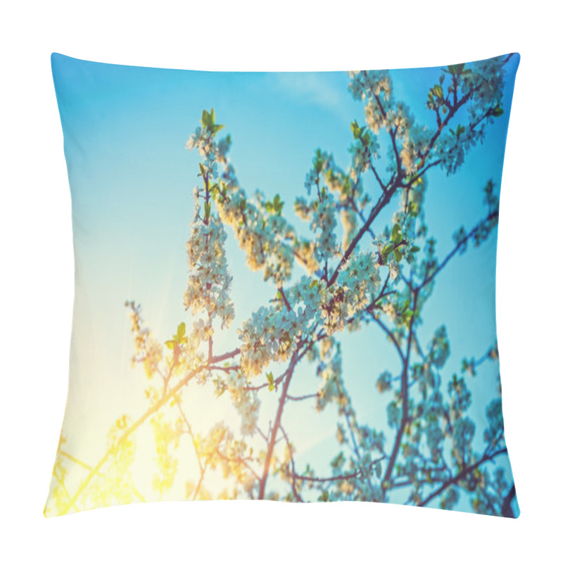 Personality  Blossoming cherry tree pillow covers