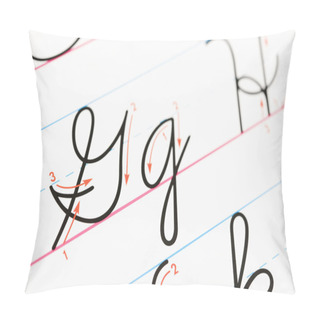 Personality  Cursive Handwriting. Pillow Covers