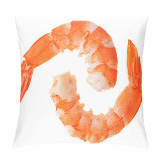 Personality  Two Cooked Unshelled Tiger Shrimps Pillow Covers