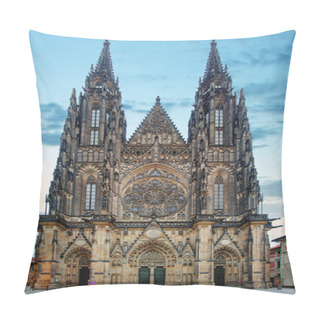 Personality  St. Vitus Cathedral In Prague Castle In Prague Pillow Covers