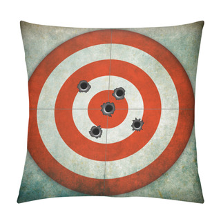 Personality  Target With Bullet Holes Pillow Covers