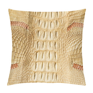 Personality  Golden Crocodile Skin Texture Pillow Covers