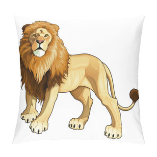 Personality  Lion King. Pillow Covers