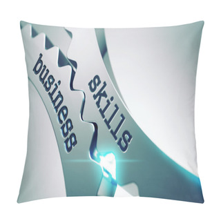 Personality  Business Skills On The Cogwheels. Pillow Covers