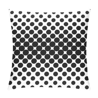 Personality  Repeating Black White Dot Pattern Pillow Covers