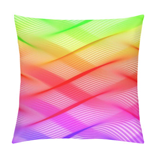Personality  Abstract Stylized Lines, Vector Pillow Covers