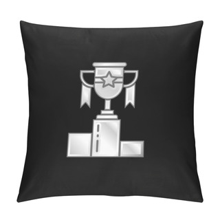 Personality  Award Silver Plated Metallic Icon Pillow Covers