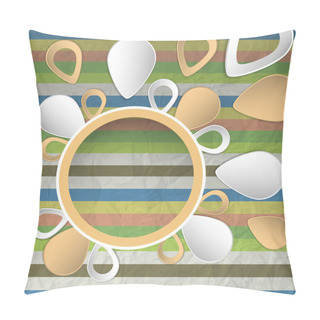 Personality  Vector Drop Background Vector  Illustration  Pillow Covers