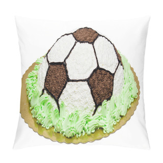Personality  Cream Football Cake Pillow Covers
