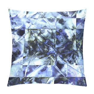 Personality  Watercolor Seamless Patchwork Pattern. Pillow Covers