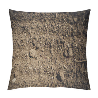 Personality  Fertile Humus Soil In The Farmland Field Pillow Covers