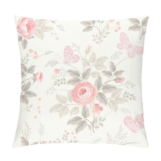 Personality  Seamless Floral Pattern Pillow Covers