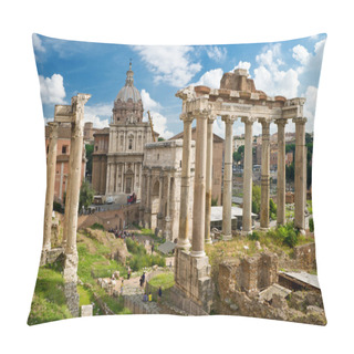 Personality  Roman Forum In Rome Pillow Covers