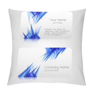 Personality  Vector Business Card , Elements For Design. Pillow Covers